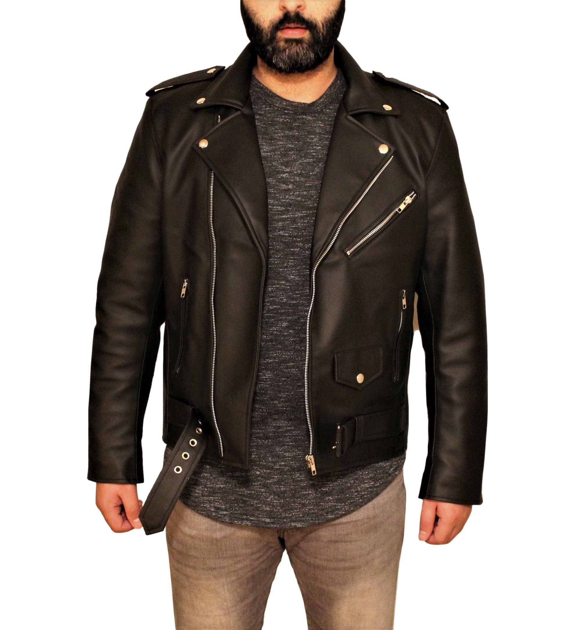 Dillon Mens Vegan Faux Leather Jacket – Whet Blu NYC