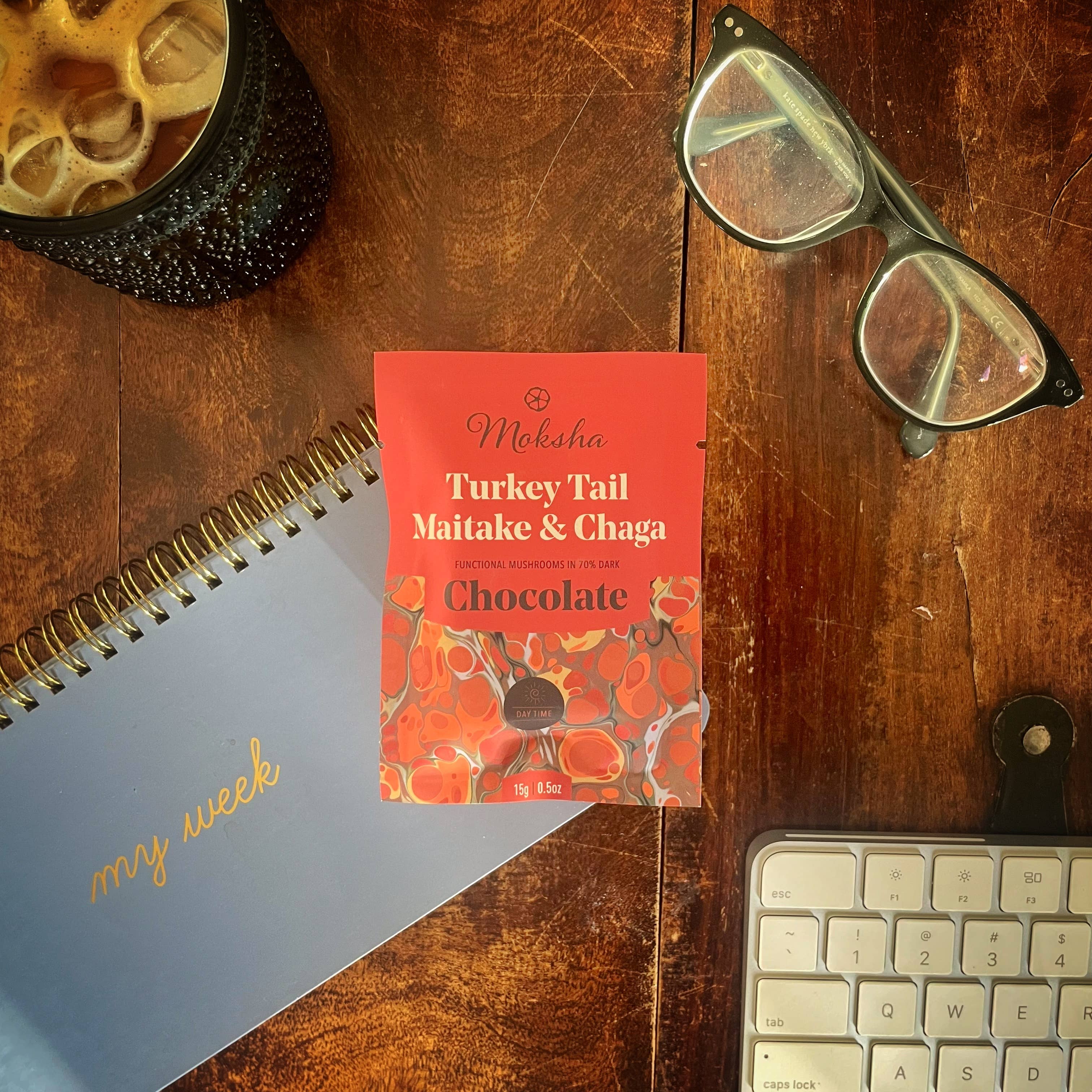 Moksha Chocolate - Wholesale Oral Supplement/Vitamin - Daytime Immunity Mushroom Chocolates with Turkey Tail3