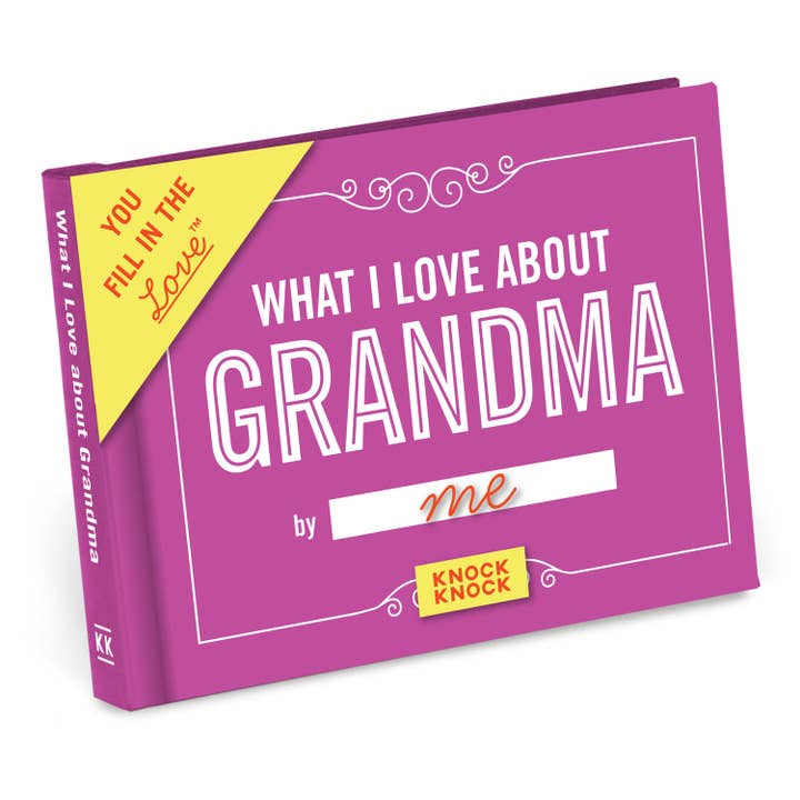 Knock Knock - Wholesale Book - Adult - What I Love about Grandma Fill in the Love® Book