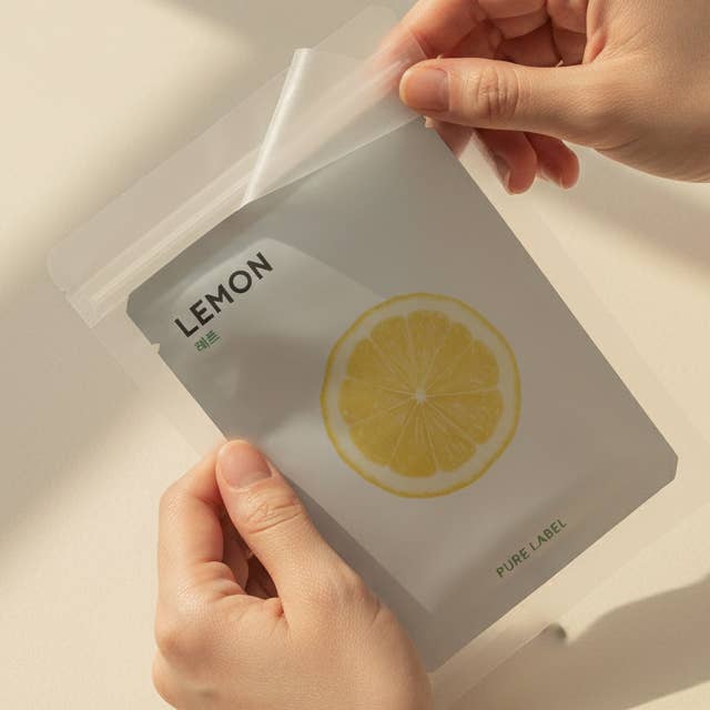 3er-Pack K-Beauty Zitronen-Tuchmaske Aufhellend & Strahlend für den Großhandel von CELEMENT /IN YOUR GLOW