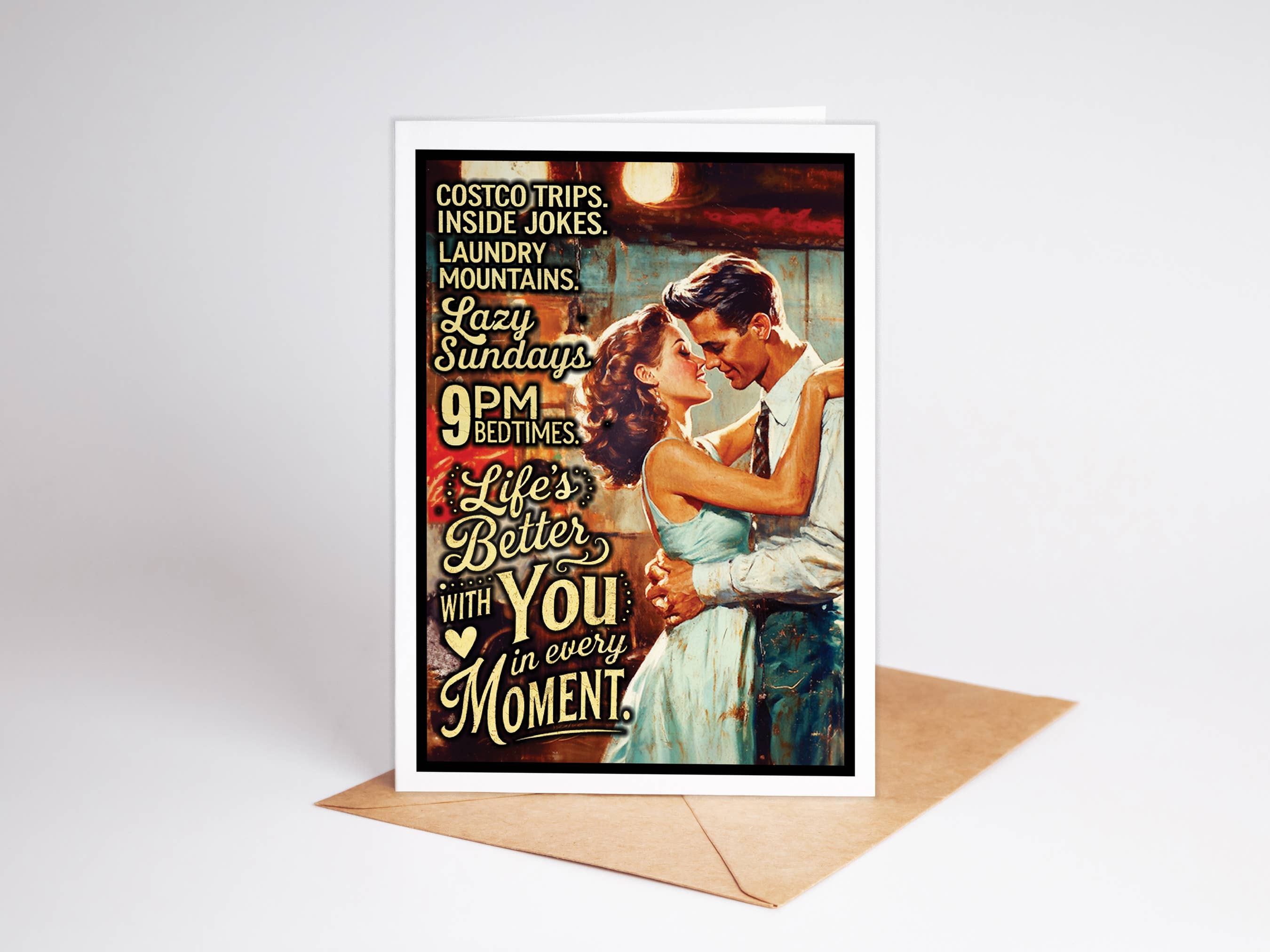 Greeting Cards by Katie Doodle & Gifts by Matchbox Card Co – Engroshandel Valentinsdagskort – Søde sjove håndlavede vintage valentinskort til hende, ham6