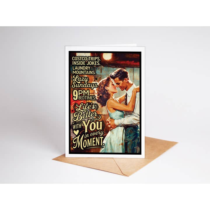 Greeting Cards by Katie Doodle & Gifts by Matchbox Card Co – Engroshandel Valentinsdagskort – Søde sjove håndlavede vintage valentinskort til hende, ham6