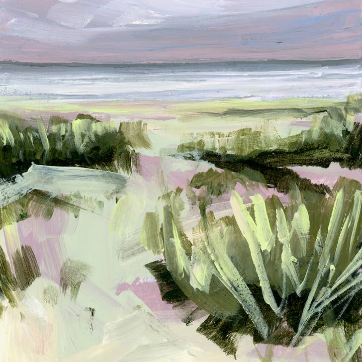 Strand Gulf Coast Ocean Galveston Texas landskap tryck för wholesale av Meredith Oneal Art