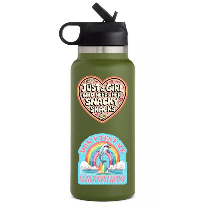 Juju and Moxie - Wholesale Sticker - 80s Funny Bright Humor Nostalgia High Quality Vinyl Sticker2