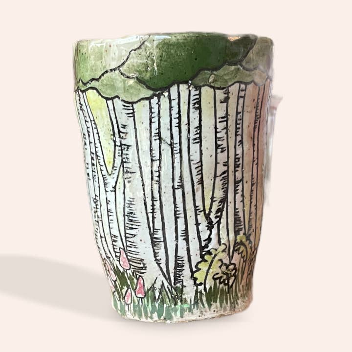 Birch Tumblers for wholesale by Kelsey Studio