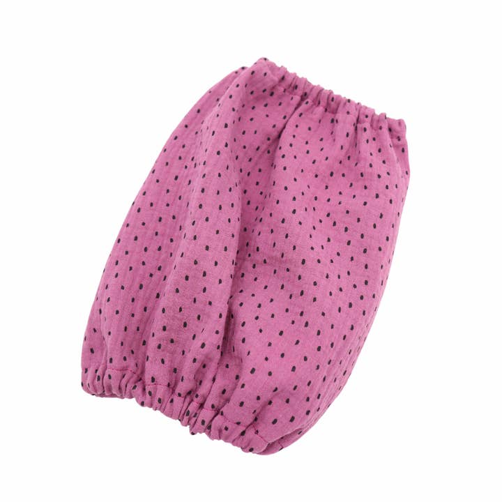 Distinguish Me - Wholesale Pet Snood - Dog - Cotton Dog Snood – Lightweight Muslin | Dots in Ash Pink