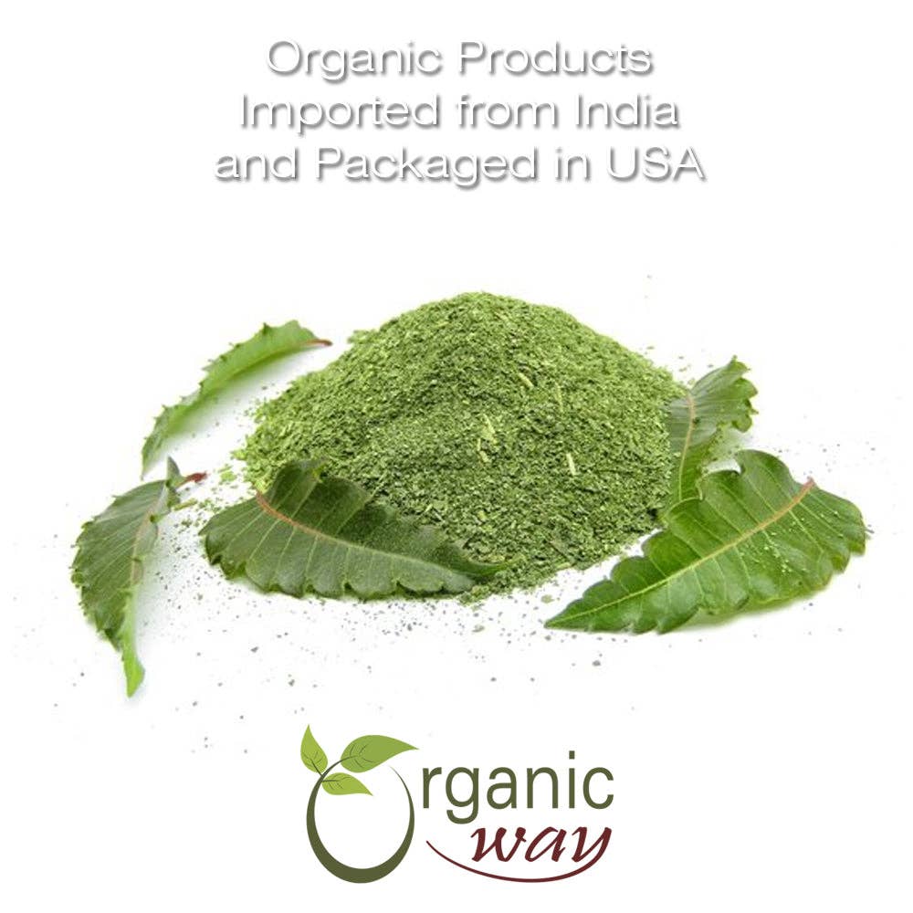 Organic Way LLC - Wholesale Herbs - Neem Leaf Powder | Kosher Certified | Non GMO & Gluten Free | USDA Certified | Origin - India1