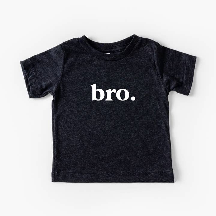bro. - Black or Blue - baby/toddler tee for wholesale by SBG Co.