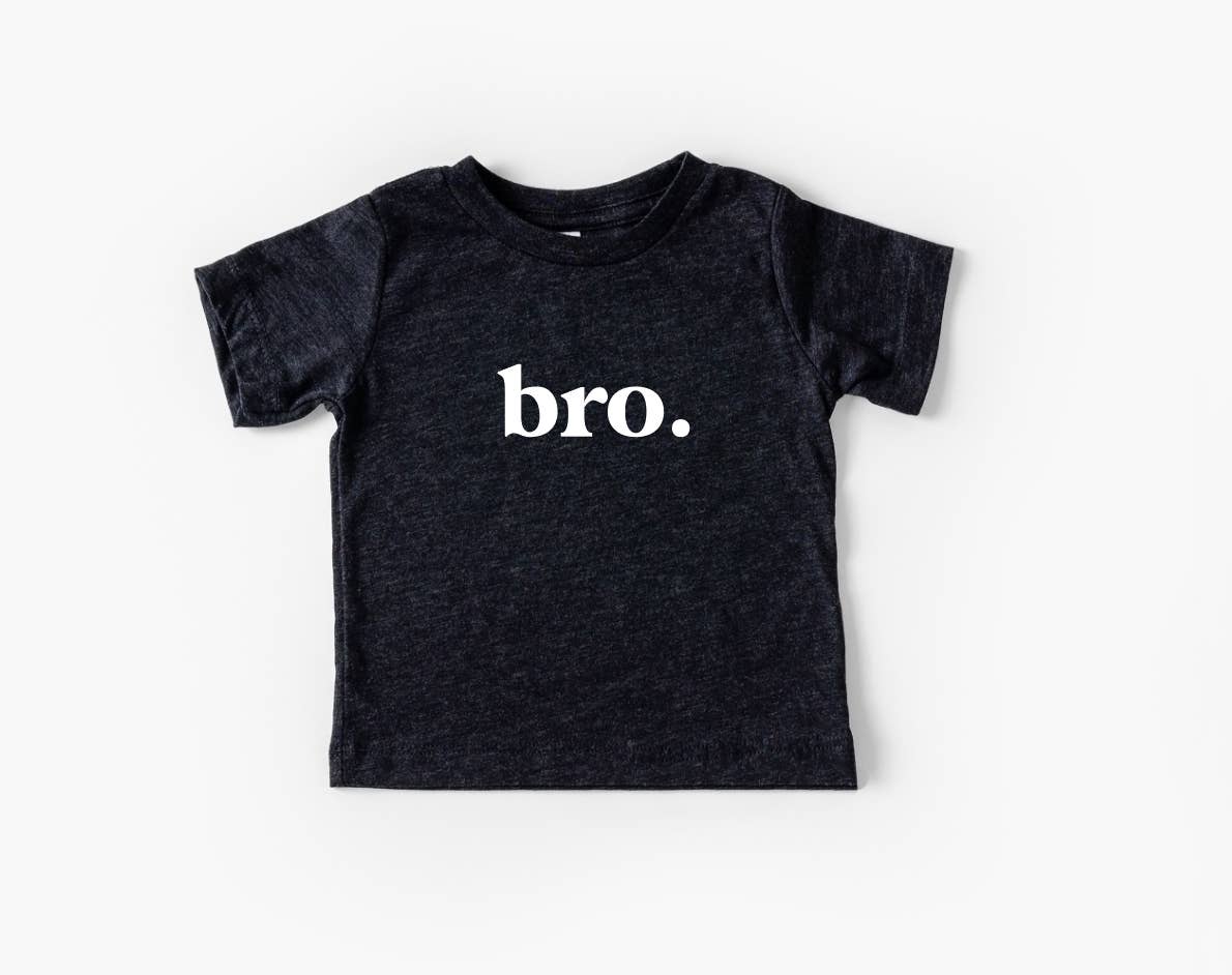 SBG Co. - Vente T-shirt sérigraphié – enfant - bro. - Black or Blue - tee-shirt bébé/tout-petit