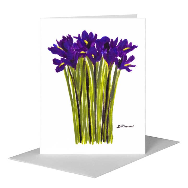 Ramo de Íris 2, Cartão de Saudação (#7541A) por atacado de Printed Canvas