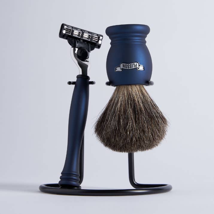 Set de afeitado Esencial Mach3 - 7 colores para venta al por mayor de Plisson 1808