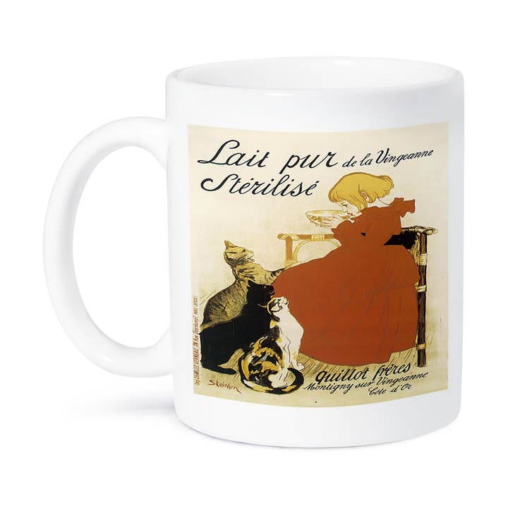 3dRose - Wholesale Coffee Mug - 3dRose, Vintage Lait Pur de la VingeanneSterilise French Advertising Poster, Mug8