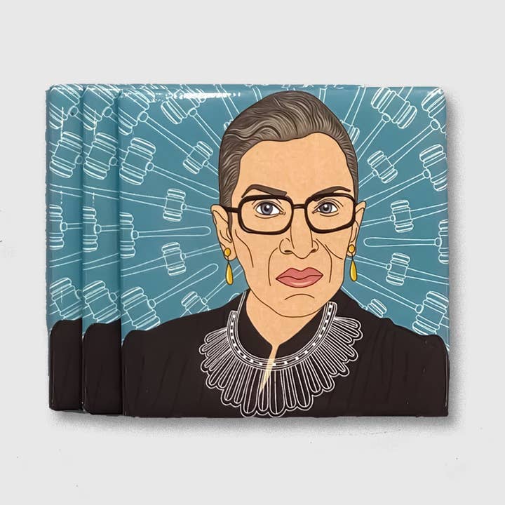 Aimant de fond RBG Blue Gavel pour la vente par Citizen Ruth