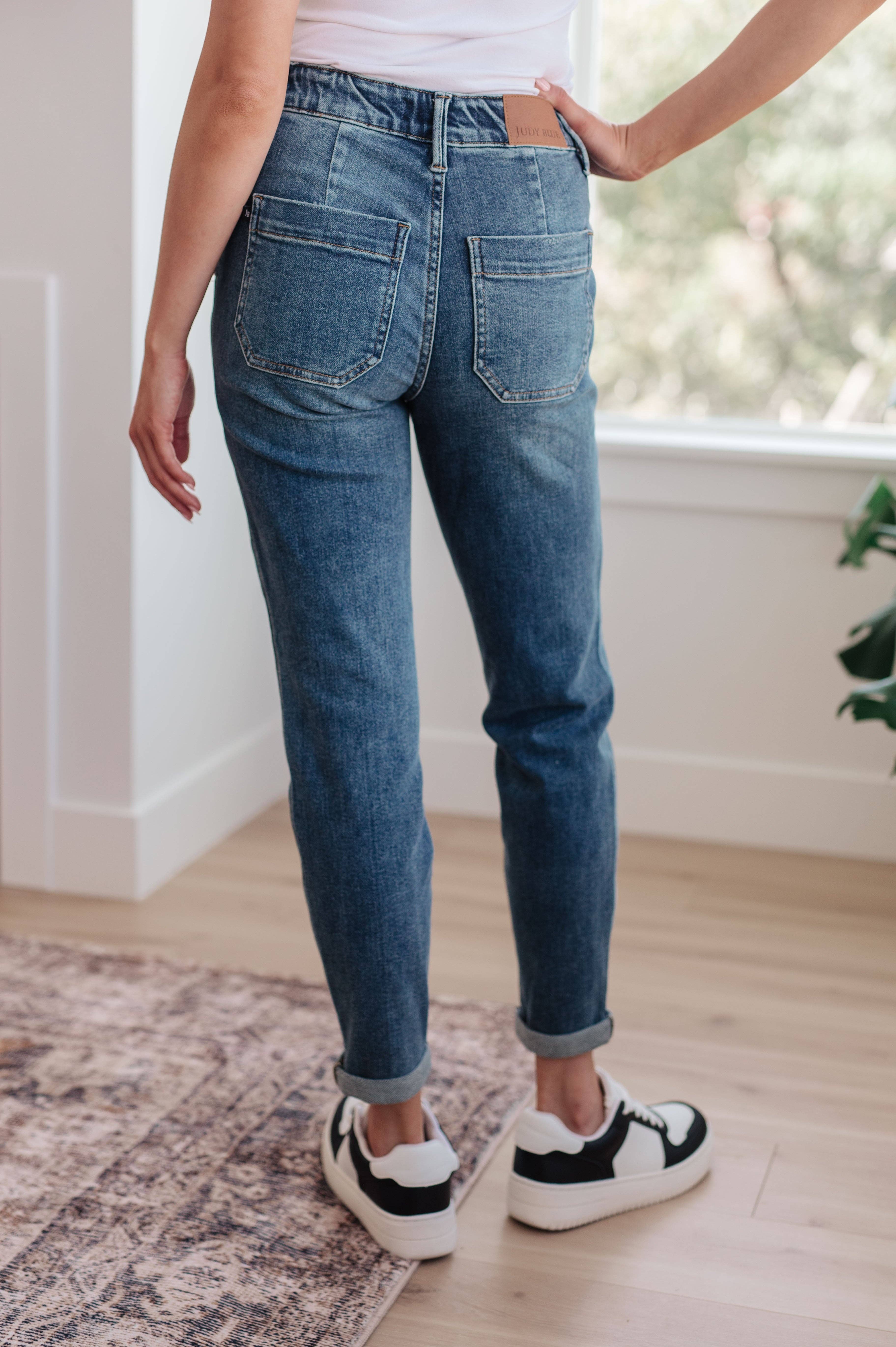 Avenue Wholesale - Wholesale Jeans - Women's - Judy Blue Pull On Denim Joggers in Medium Wash6