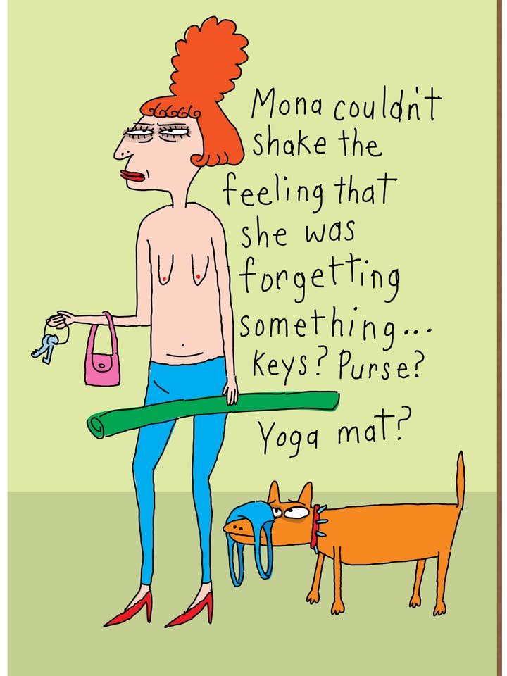 978 Mona Forgets (All Occasion, Birthday) for wholesale by Clayboys Cards