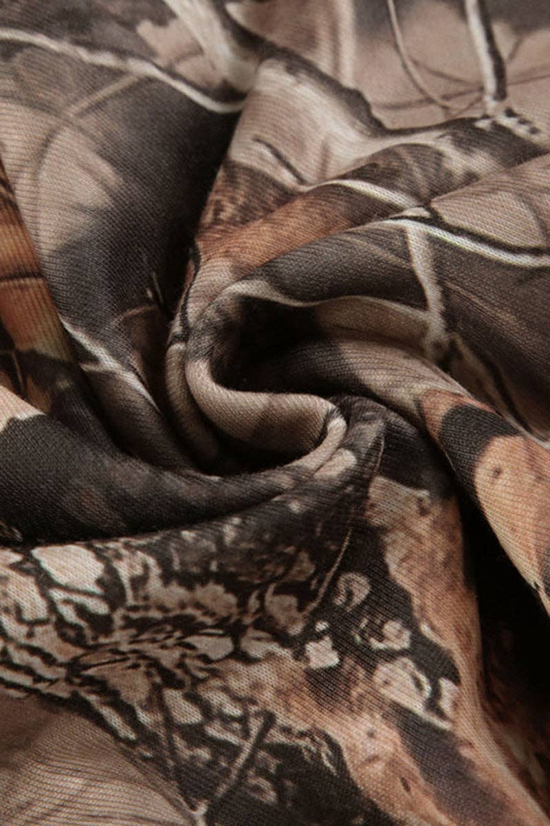 BROWN Camouflage Casual Lounge Pants for wholesale on Faire9