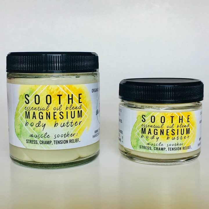 The Mighty XO - Wholesale Body balm/butter - Soothe Magnesium Body Butter - Sore Muscle + Tension Relief1