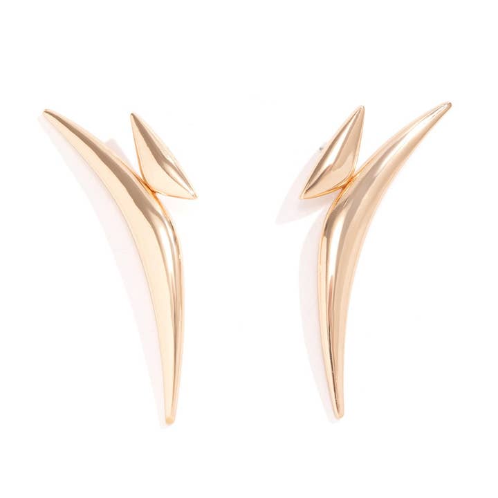 ACCITY - Wholesale Dangle Earrings - SIMPLE DESIGN POINTED EARRINGS_CWAJE11505