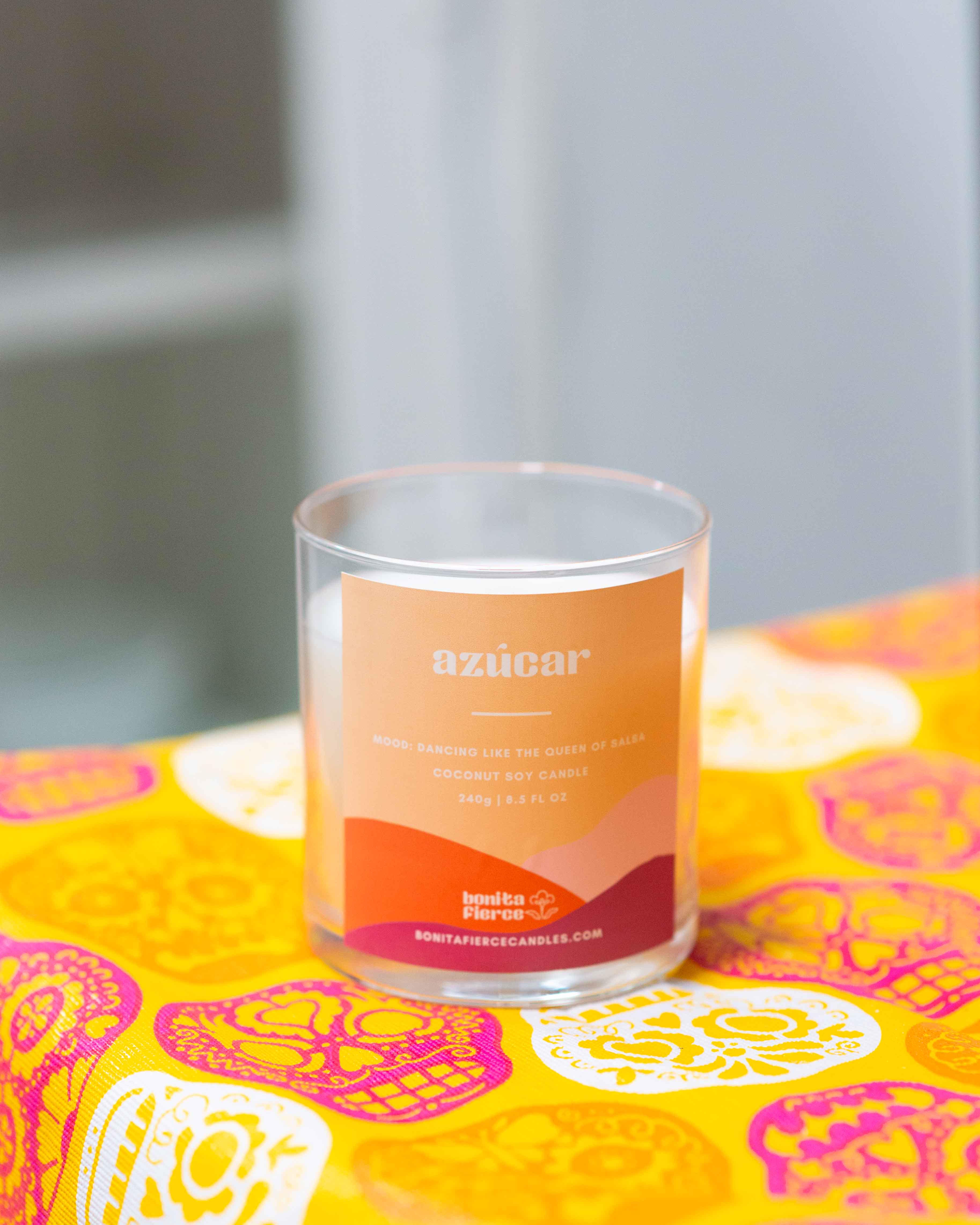 Bonita Fierce Candles - Vente Bougie en bocal - Bougie Azúcar | Bougie à la cannelle, au sucre et à la vanille2