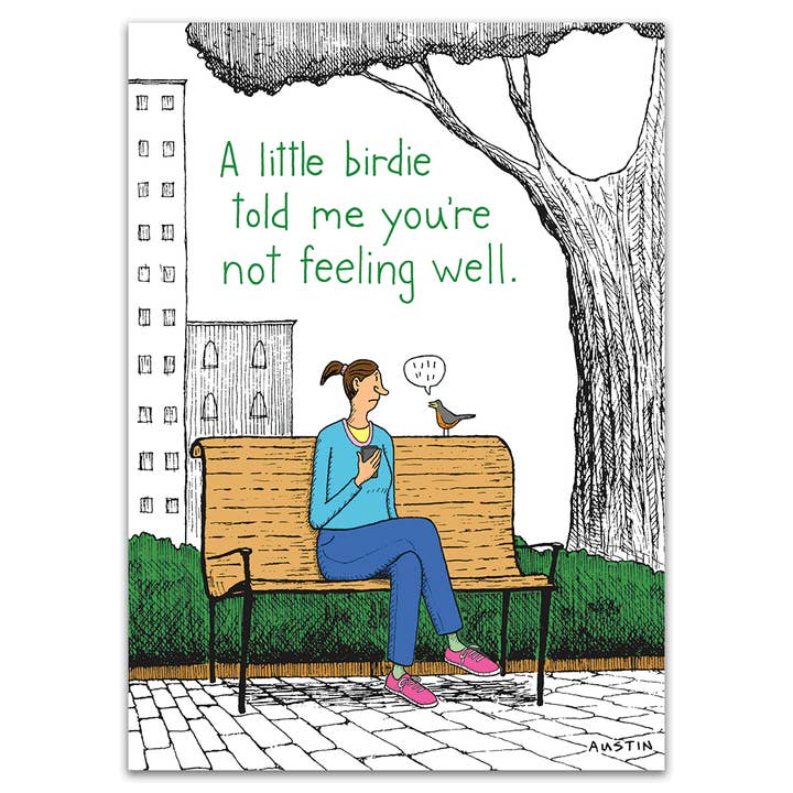 Little Birdie for wholesale by SNAFU Designs - Greeting Cards