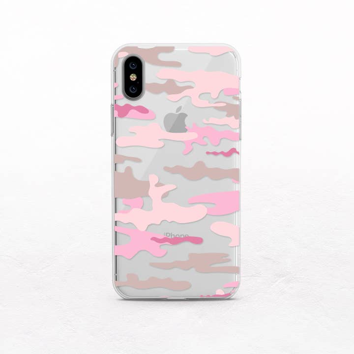 Coque iPhone Camouflage Rose pour la vente par Onesweetorange