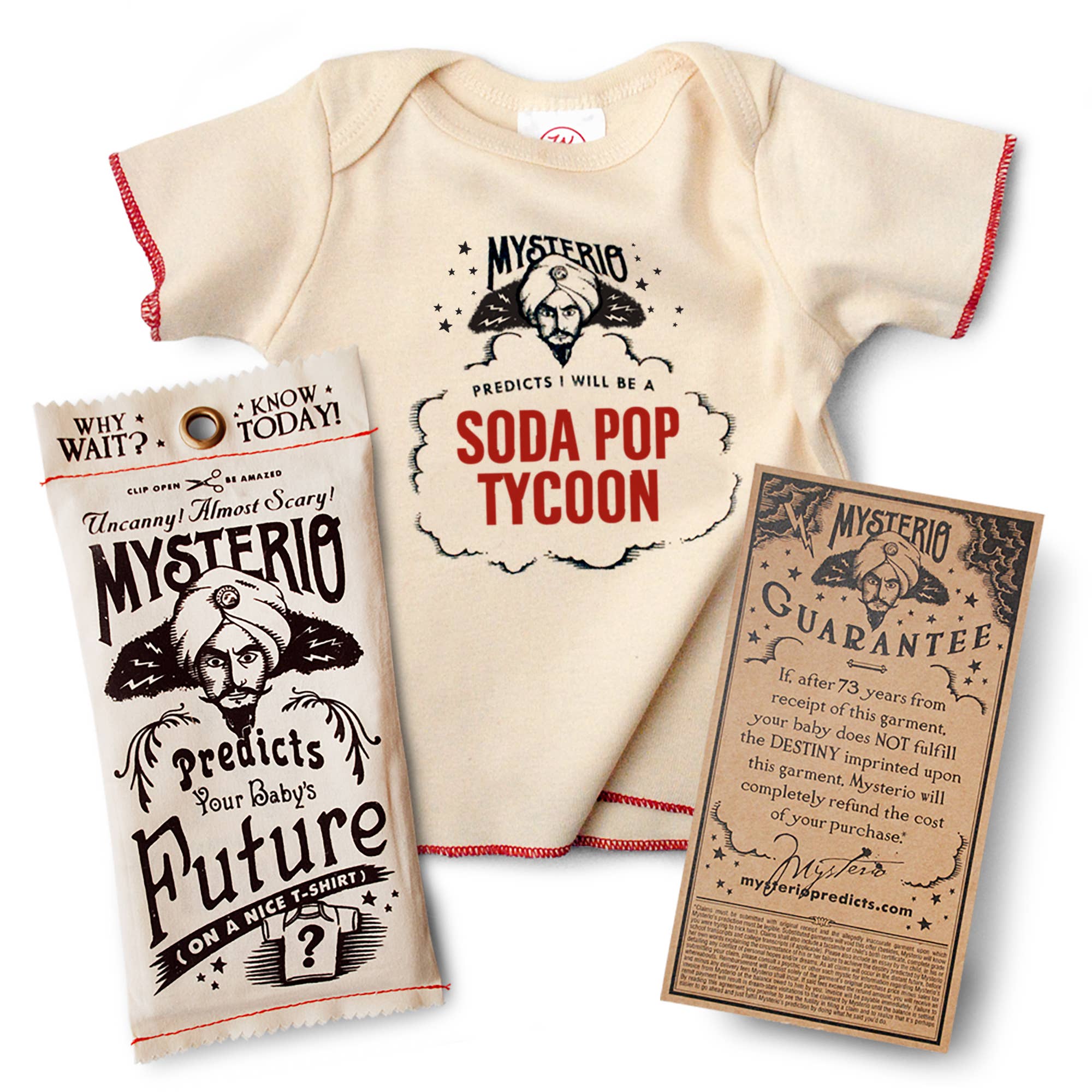 Wry Baby - Wholesale T-shirt met zeefdruk - Baby - Mysterio's Toekomst-Voorspellende Baby T-shirt | Beste Babykleding