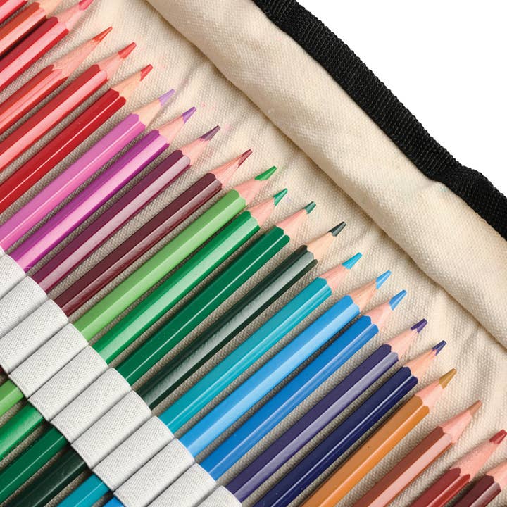 elseware unplug / eco-kids - Wholesale Colored Pencil - Watercolor Pencils with Canvas Rollup