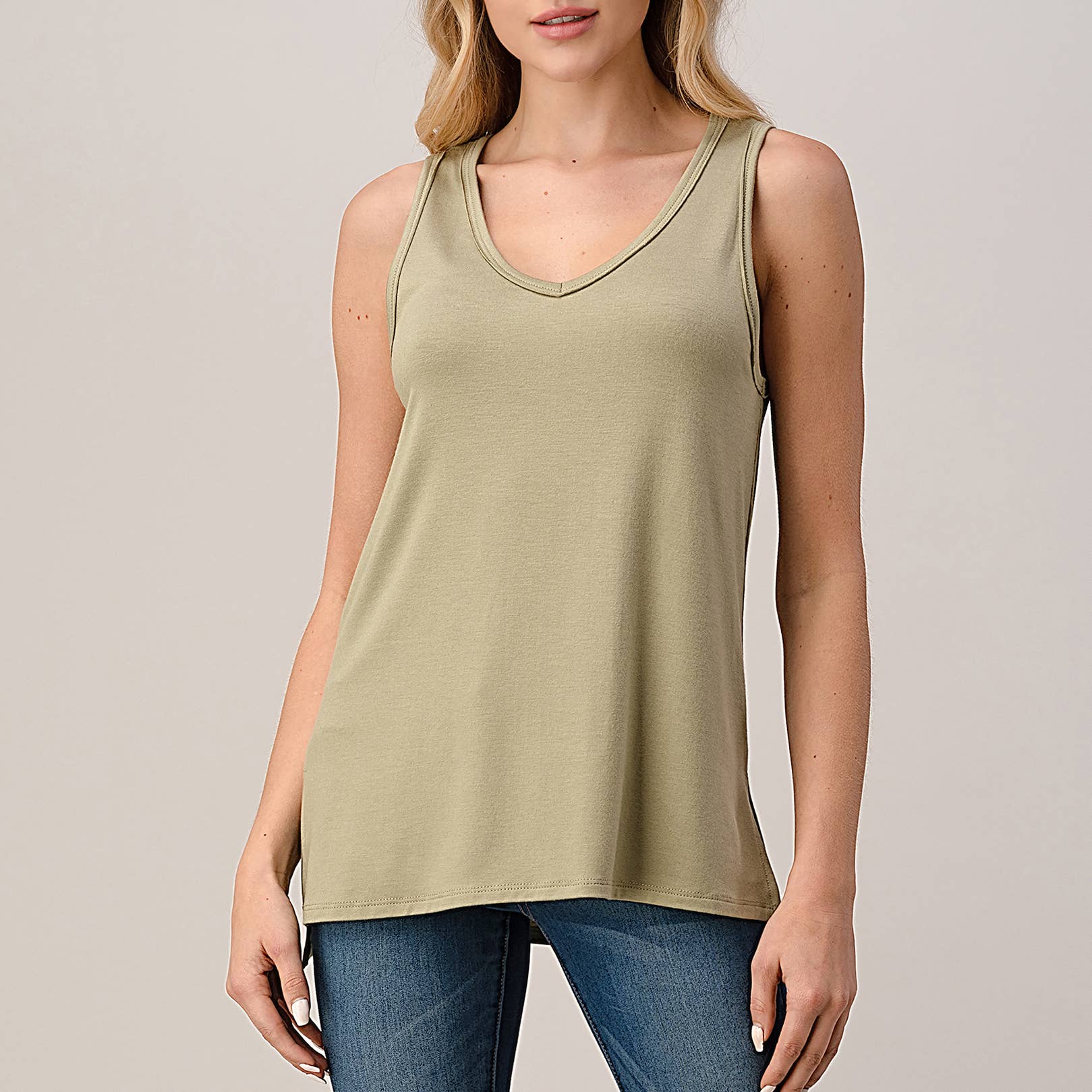 Heimious - Vente Débardeur – femme - Débardeur en jersey modal avec fentes latérales, T46828