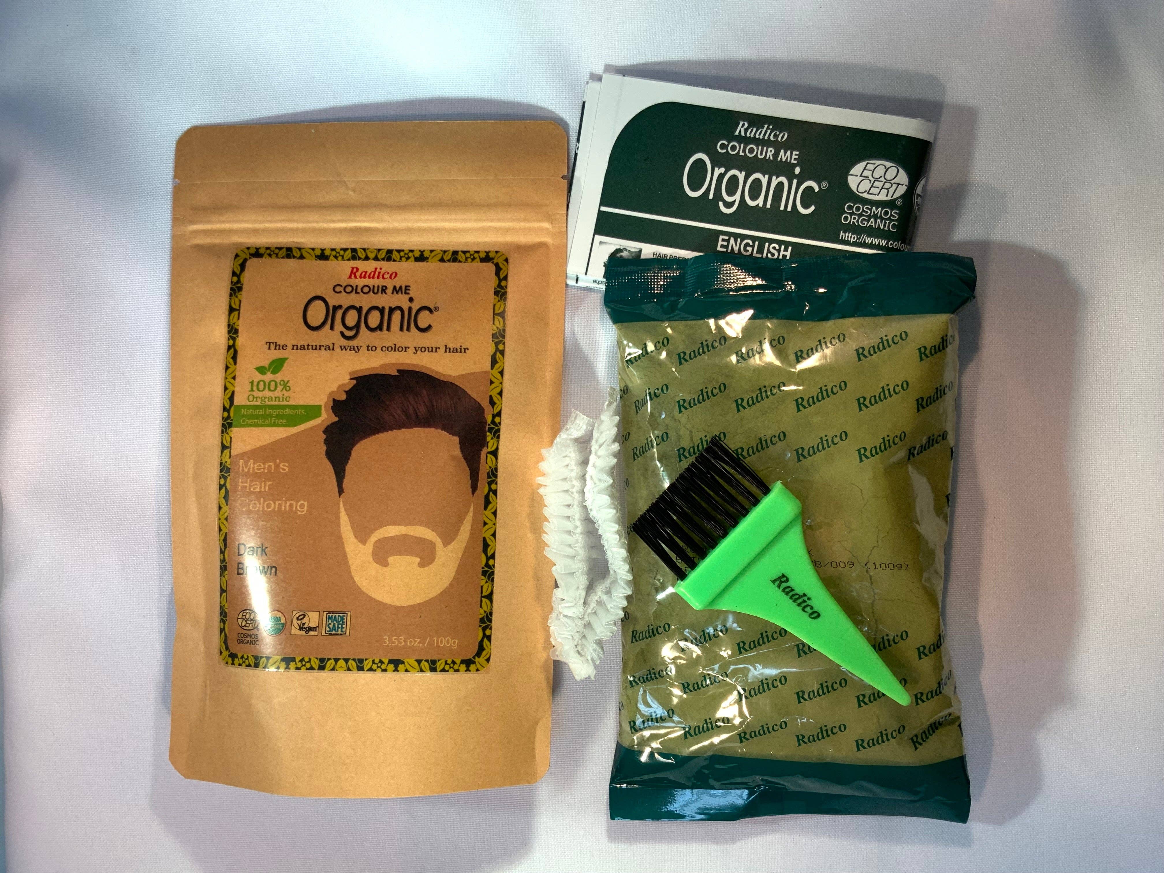 Radico USA - Wholesale Hair Dye - Men's Dark Brown - 100% Organic Hair Coloring3