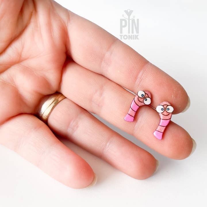 Boucles d'oreilles fantaisie pour les amoureux des livres et les enseignants pour la vente par PinTonik