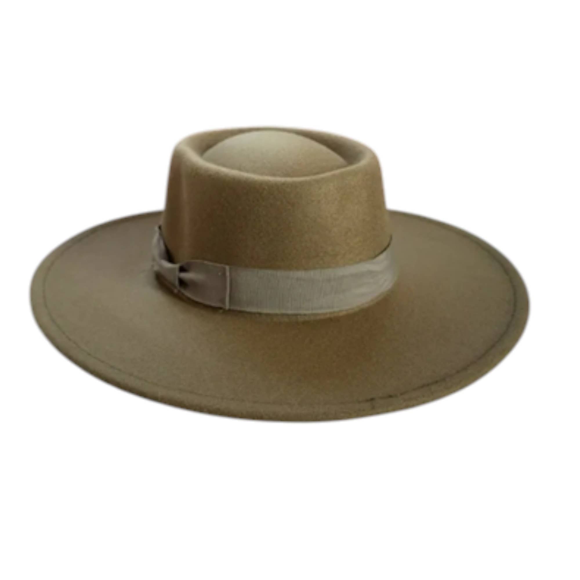 Portia Hat - Wholesale Boater Hat - Unisex -  Vegan Felt Boater Hat with Ribbon – Chic & Timeless!2