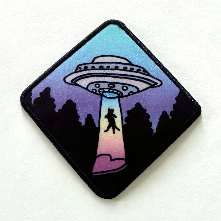 Espi Lane – Großhandel Aufnäher – Aufnäher zum Aufbügeln mit UFO-Katze0