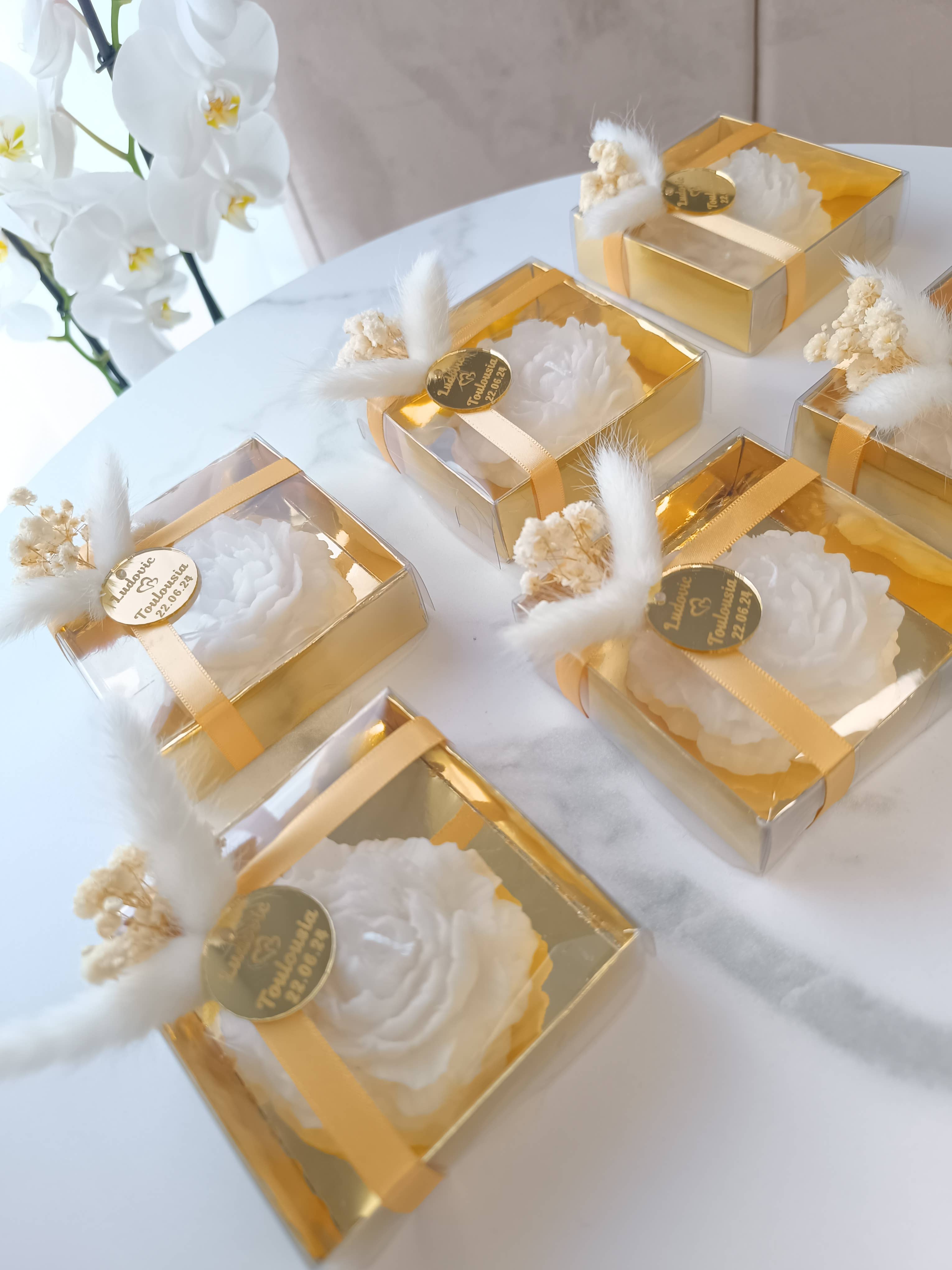 Prechi creations – wholesale Novelty candle – Bougie Personnalisée pour Mariage - Cadeau de Mariage Unique0