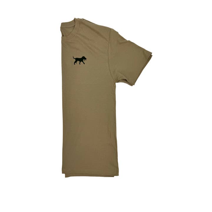 Back Down South Clothing - Wholesale Screen Printed T-Shirt - Unisex - Signature Logo - Latte SS1