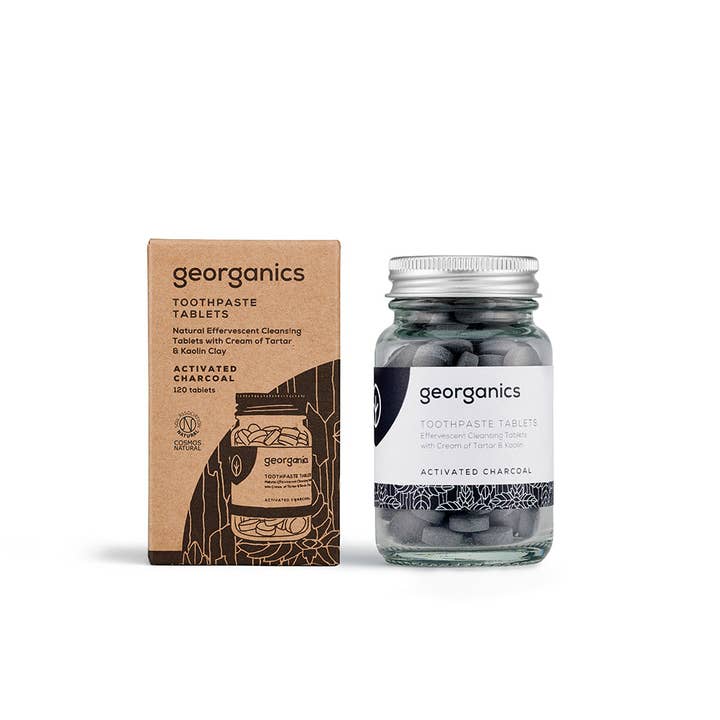 Georganics - Wholesale Toothpaste - Mineral Toothtablets - Charcoal1
