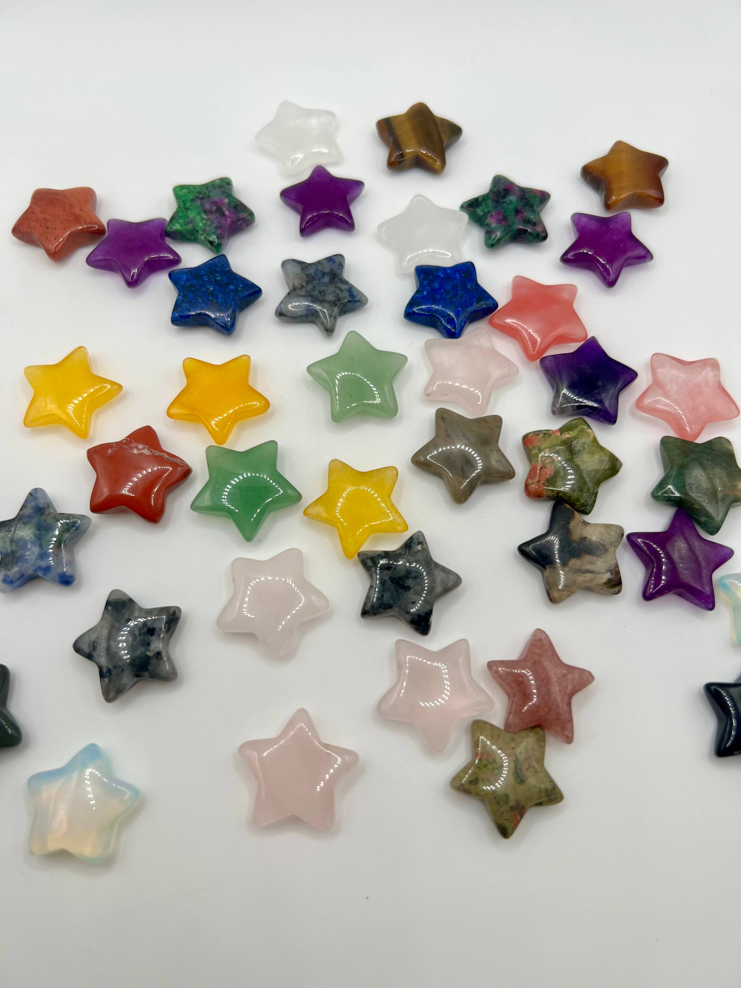 Oils and Auras – wholesale Andlig sten/kristall – Blandad kristallstjärnskärning - minikristallstjärnor4