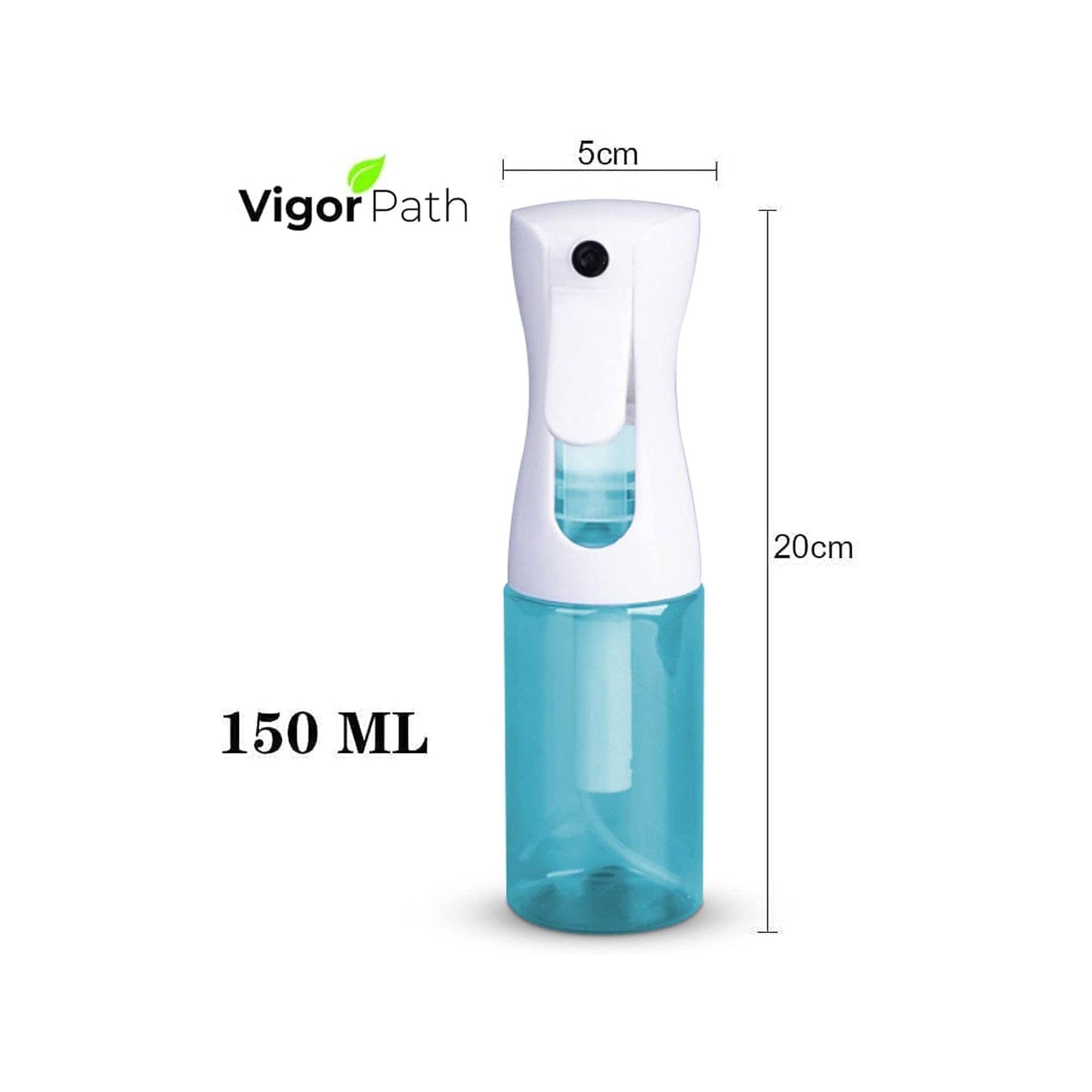 Vigor Path - Wholesale Spray Bottle - Continuous Spray Nano Fine Mist Sprayer - 150ml/5oz (Sky Blue)2