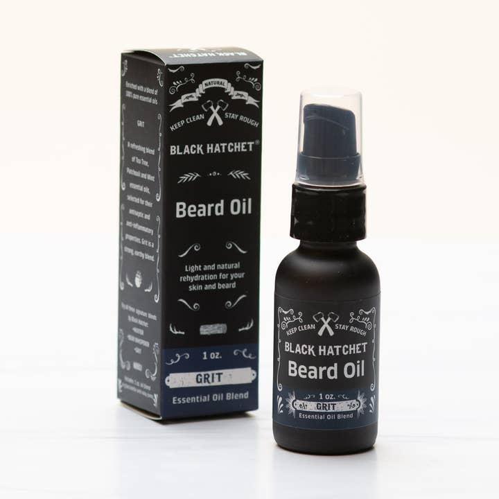Latika Beauty - Wholesale Beard Styling Product - Beard Oil - Grit ⚫ Gift for Men0