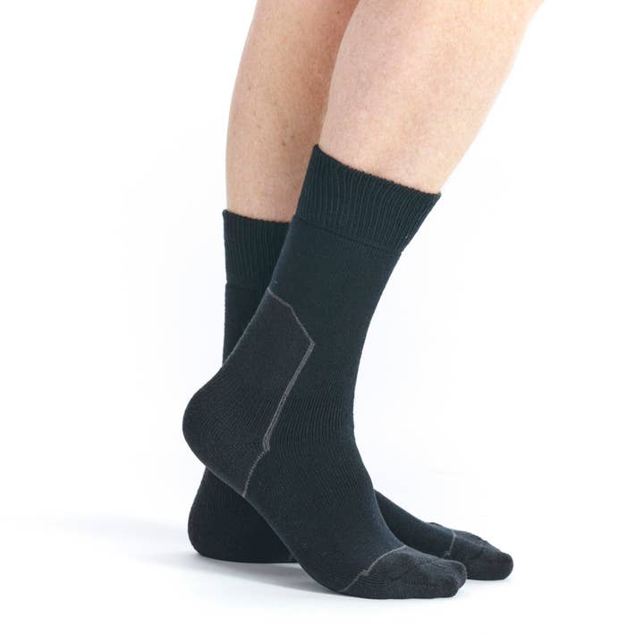 chaussette de randonnée renforcée cordura (R) noir pour la vente par Pom de pin