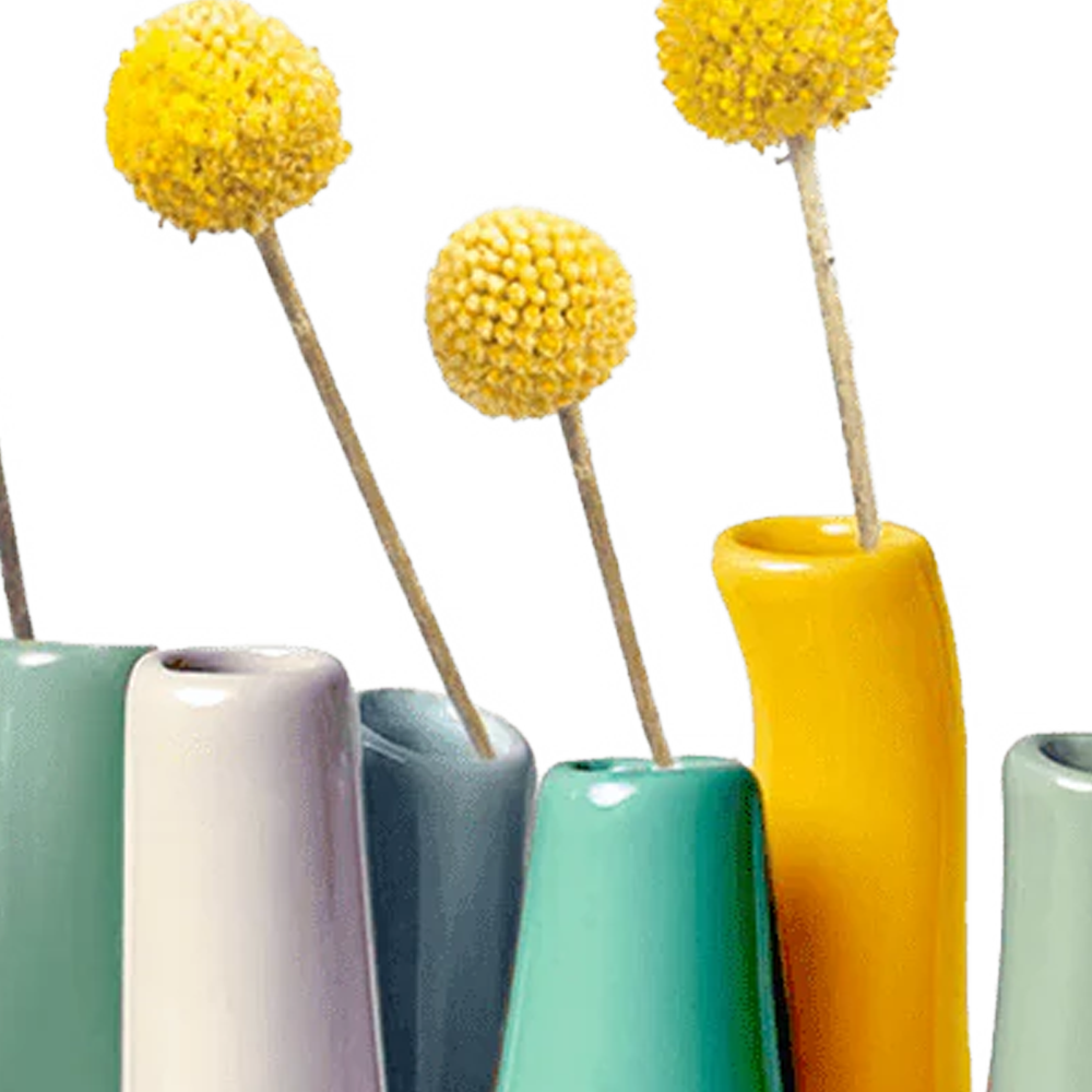 Chive - Wholesale Vase - Pooley Colorful Bud Vase For Flower Arranging Rectangular62