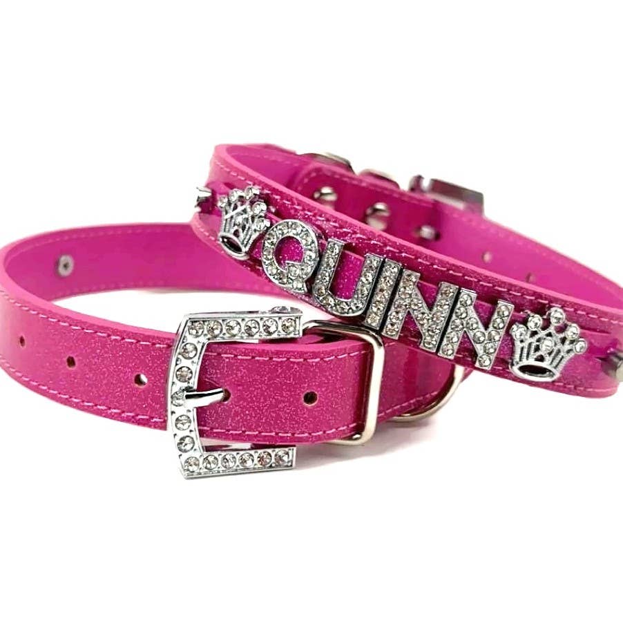 House of FurBaby - Wholesale Pet Collar - Dog -  Personalized Sparkle Collar - 3 color options0