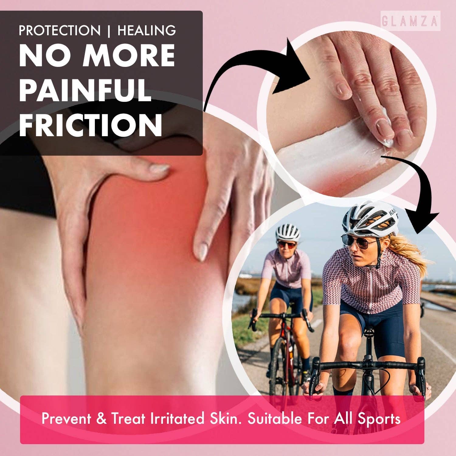 My Wholesale Warehouse – wholesale Anti-aging moisturiser – Glamza Chub Rub Anti Chafing Cream 100ml2