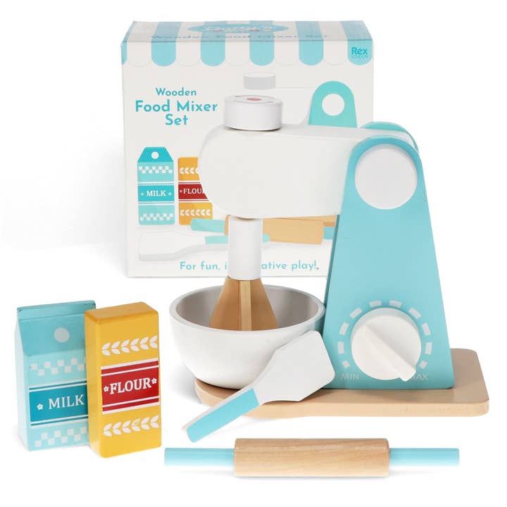 Rex London UK - Wholesale Wood Toy - Kids - Wooden Toy Food Mixer Playset
