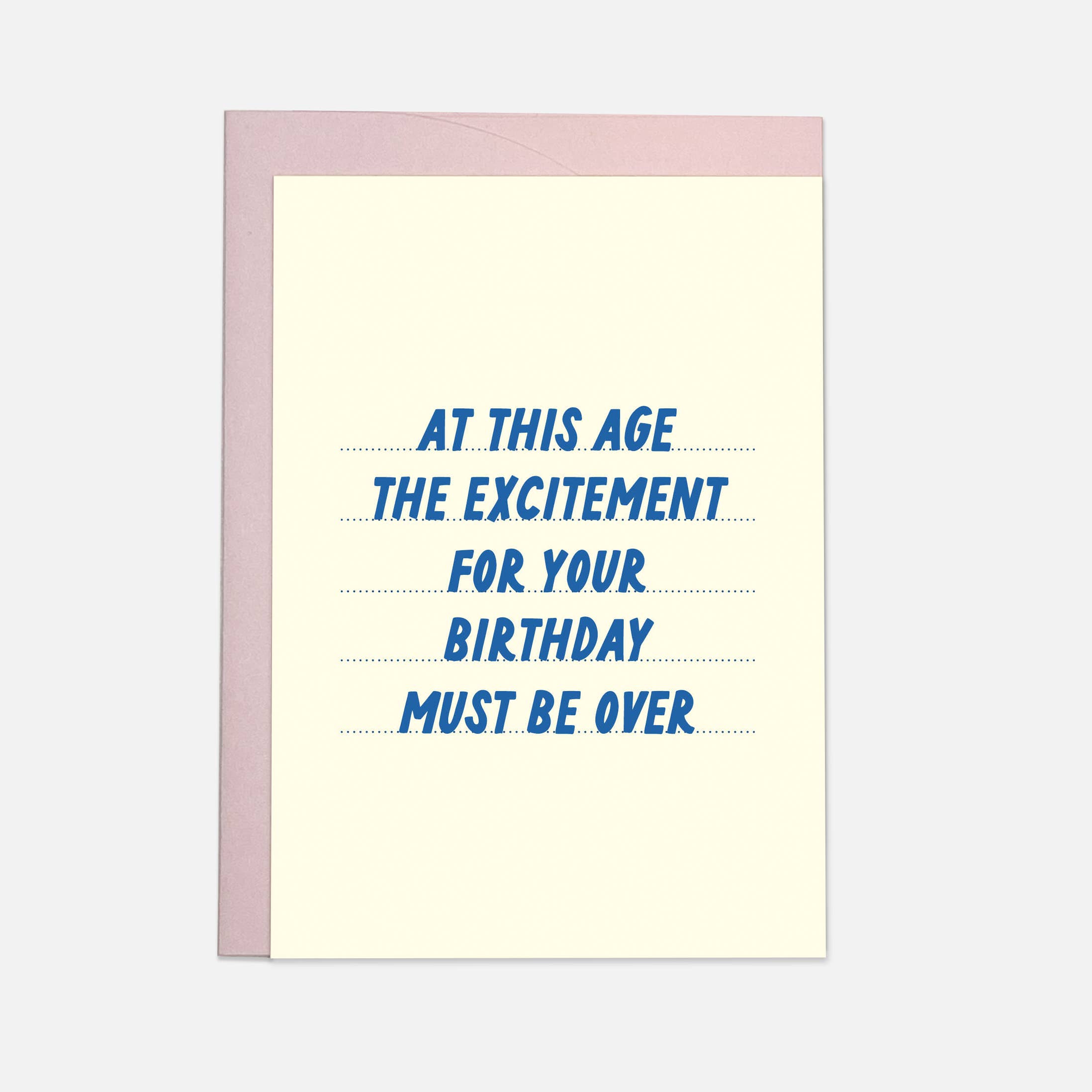 Kaart Blanche - Vente Cartes d'anniversaire - Excitation autour d'une carte de vœux