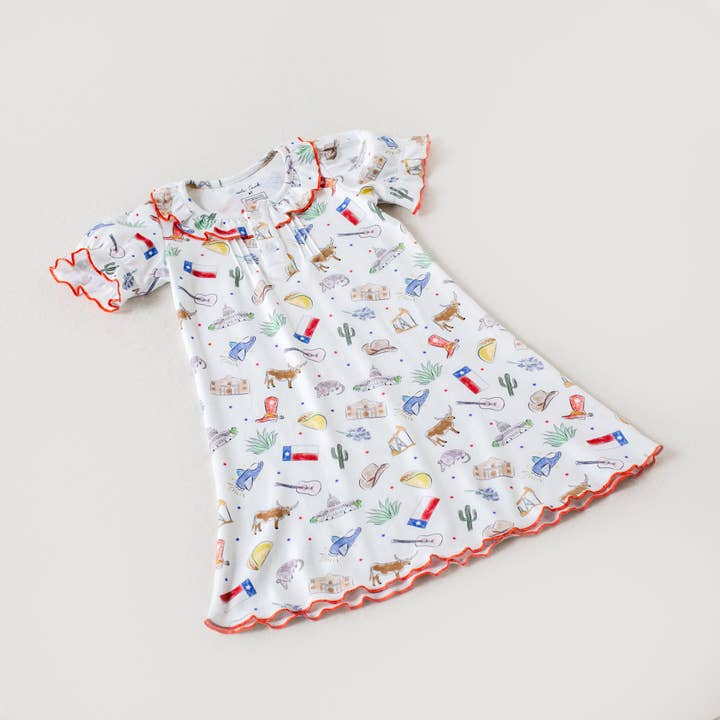 Nola Tawk - Wholesale Dress - Kids - Texas Kids Organic Cotton Play Dress