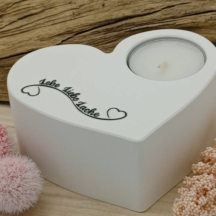 Raysin casting molds, heart, heart candle holder tealight for wholesale by perleperle