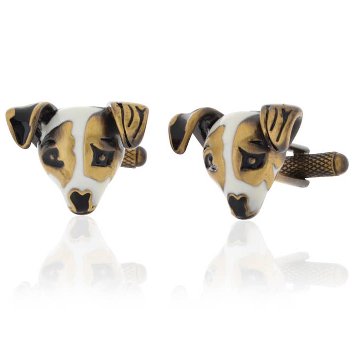 Patch Hund Manchetknapper for engroshandel hos Cufflinks Depot