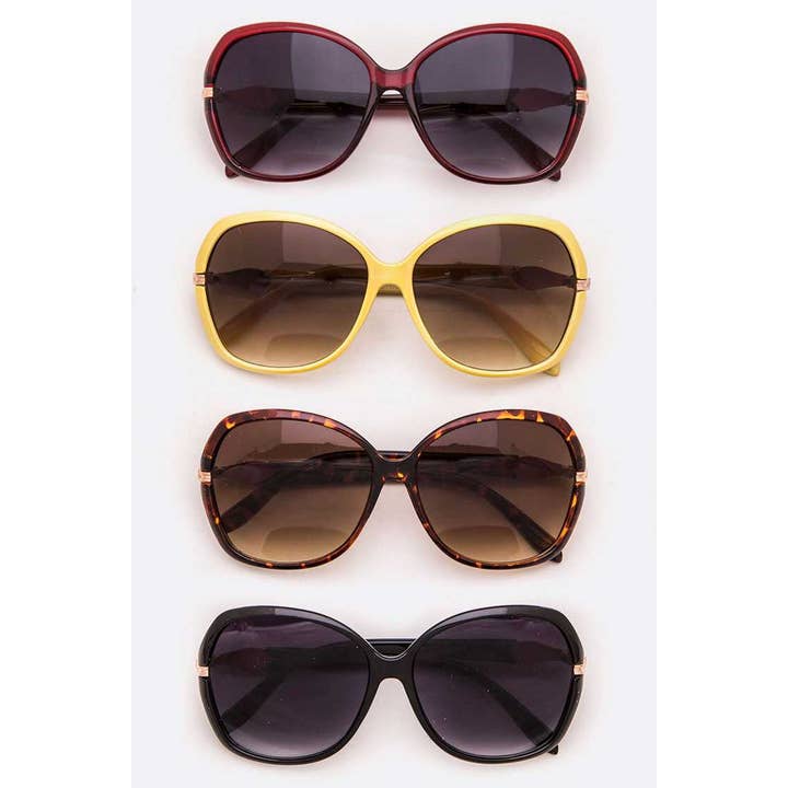 Lunettes de soleil Temple surdimensionnées pour la vente par LA Jewelry Plaza