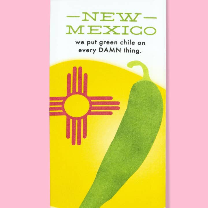 New Mexico - Green Chile on Every Damn Thing Dishtowel and other Purchase Wholesale accesorios para dama. Free Returns & Net 60 Terms on Faire trending on Faire.