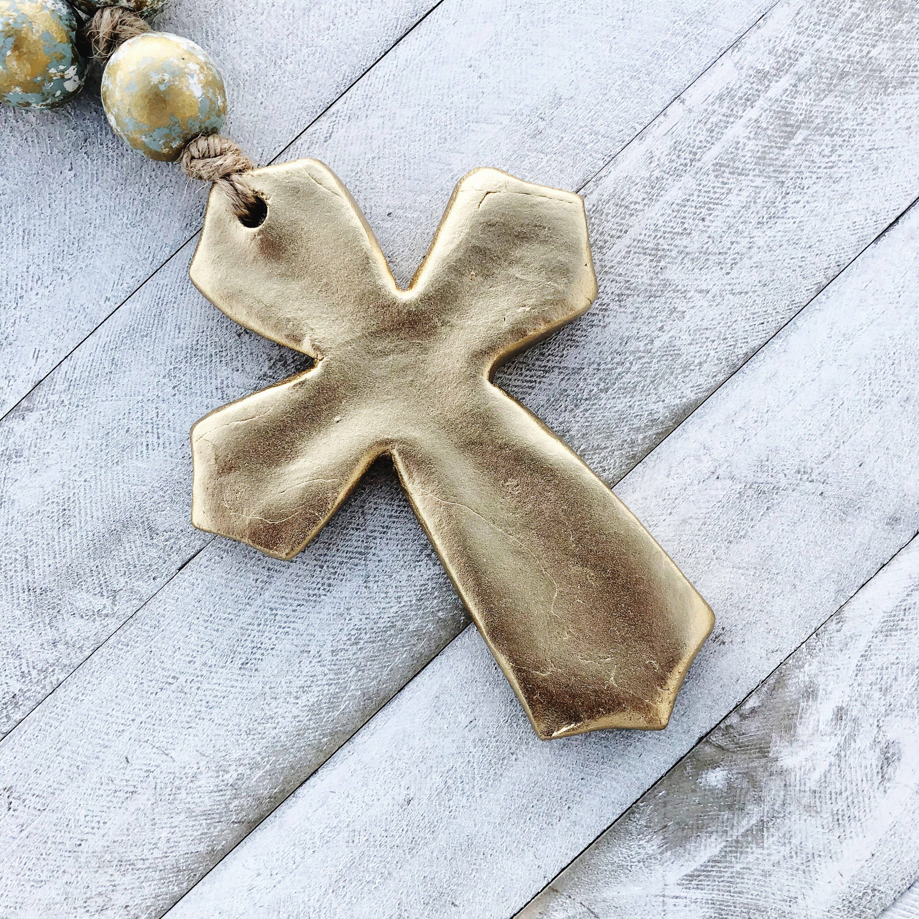 Place of Grace Designs - Wholesale Decorative Tabletop Object - Blessing Beads With Cross (Large)2